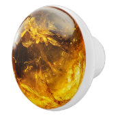 Natuur amber patroon keramische knop (Rechts)
