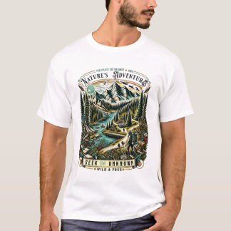 Natuur avontuur t-shirt