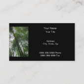 Natuur/Bamboe Visitekaartje (Achterkant)
