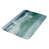 Natuur Beach Zee Waves Moderne Sjabloon Groot Badmat (Gekanteld)