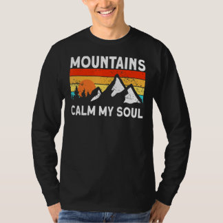 Natuur bergen kalm mijn Soul Mountainer Hikin T-shirt