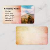 natuur berglandschapskunst visitekaartje (Voorkant / Achterkant)