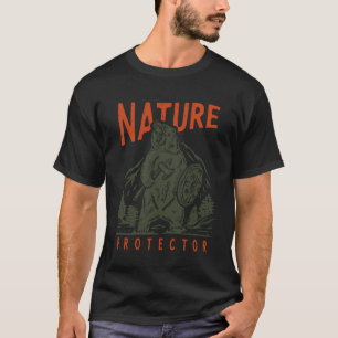 Natuur Beschermer Beer Milieu Grizzly Warrior T-shirt