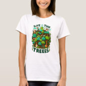 Natuur beschermer T-shirt ontwerp (Voorkant)