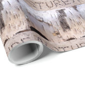 Natuur Birch Bark Cadeaupapier (Rol Hoek)