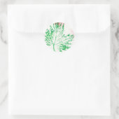 Natuur blad Prints Sticker (Tas)