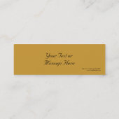 Natuur Bladwijzer Mini Visitekaartje (Achterkant)