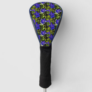 Natuur Blauwe bloemen Golfheadcover