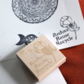 Natuur Bloem Rubberstempel