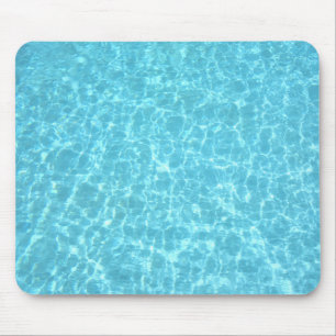Natuur Blue Water Pool Aqua Elegant Sjabloon Muismat