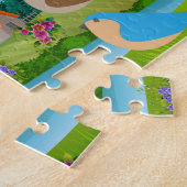 Natuur Bomen Birds Flowers, leeftijd 8 Legpuzzel (Zijkant)