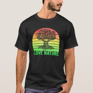 Natuur bosboom natuur bescherming klimaat prote t-shirt