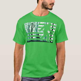 Natuur Bossen Bigfoot Hunter Sasquatch Hunting Big T-shirt