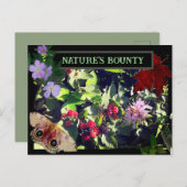Natuur Briefkaart Bounty Wild Berries (Voorkant / Achterkant)