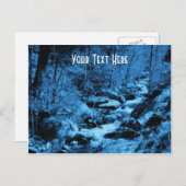 Natuur  Briefkaart land Brook (Voorkant / Achterkant)