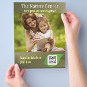 Natuur brochure Sjabloon (Hand)