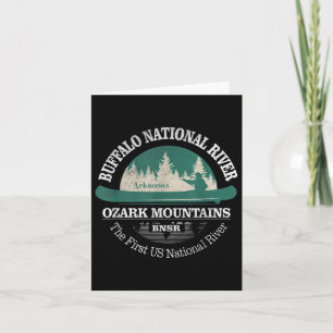 Natuur Buffalo National River Hiking Mount Kaart