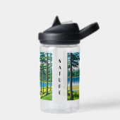 Natuur Camping Theme Tent in de Bossen Waterfles (Links)