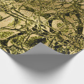 Natuur Cel Gold Mustard Chartreuse Cadeaupapier (Hoek)