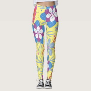 Natuur Colorful Flowers Leggings