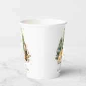 Natuur Delight Fox Baby shower Papieren Bekers (Rechts)