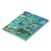 Natuur design paua abalone shell notitieblok (Gedraaid)