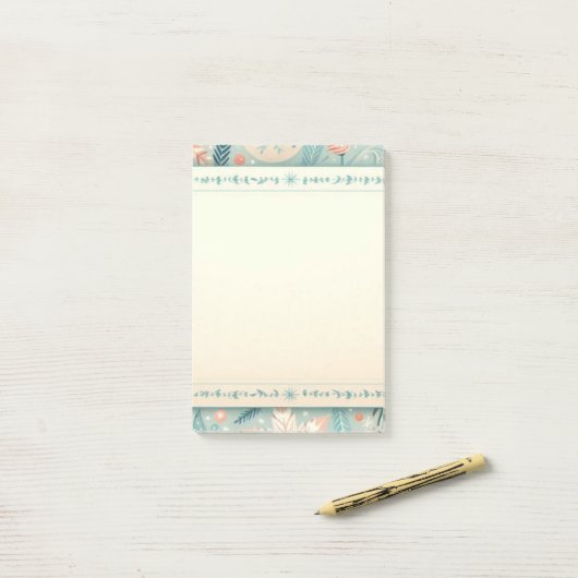 natuur design Post-it® notes, 4" x 6" Notes (Op bureau)