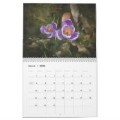 Natuur Digitale Waterverven Agenda Kalender (Mar 2026)