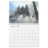 Natuur Digitale Waterverven Agenda Kalender (Feb 2026)