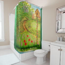 Natuur Douchegordijn