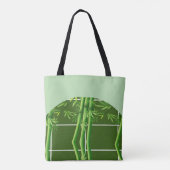 Natuur Embrace Bamboo Gift Wrap Draagtas (Achterkant)