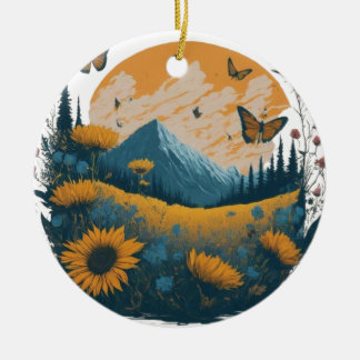 Natuur Embrace Keramisch Ornament