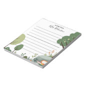 Natuur en boeken Aangepaste notitieblok voor docen (Gedraaid)