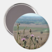 Natuur en Butterfly Photo Magnet Magneet (Voorkant / Achterkant)