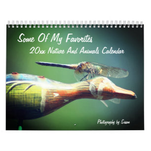 Natuur- en dierenfotografie kalender