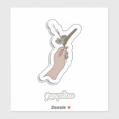 Natuur en eenvoud illustratie sticker (Vel)