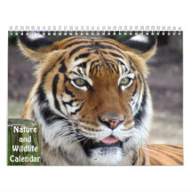 Natuur en kalender voor wilde dieren