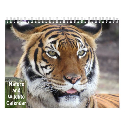 Natuur en kalender voor wilde dieren (Hoes)