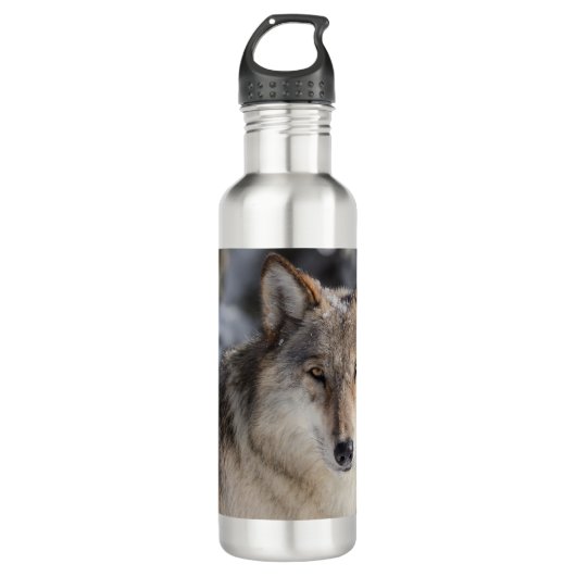 Natuur- en Wolfontwerp Waterfles (Voorkant)