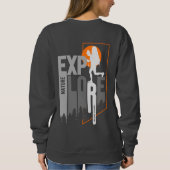 Natuur exploratie (2) | Dames Trui (Achterkant)