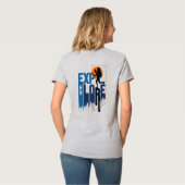 Natuur-exploratie | Vrouwen V-hals T-shirt (Achterkant volledig)