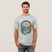 Natuur Explorer - Live the Journey Shirt (Voorkant volledig)