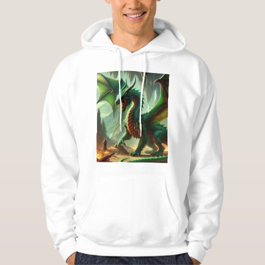 Natuur Fairy Dragon Hoodie (Voorkant)