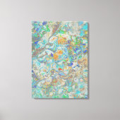 Natuur Fantasy – Abstracte Canvaskunst Canvas Afdruk (Voorkant)