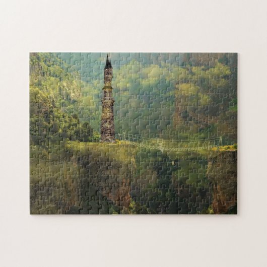 Natuur - Fantasy - Tower - Legpuzzel (Horizontaal)