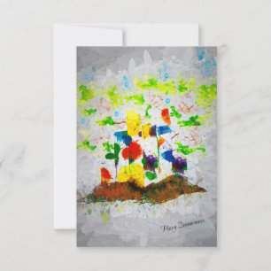 "Natuur Fantasy Trees"-postkaart Kaart