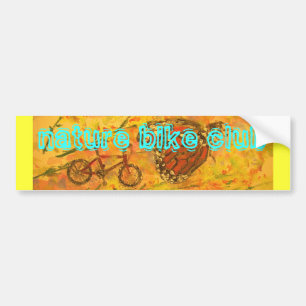 natuur fiets club bumpersticker