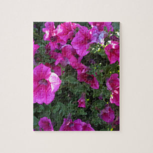 Natuur, Flora, roze bloem Legpuzzel