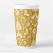 Natuur fluisterbijenkorf latte mok (Voorkant)