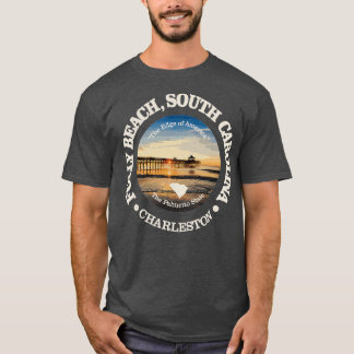  Natuur Folly Beach Mountain wandelen T-shirt
